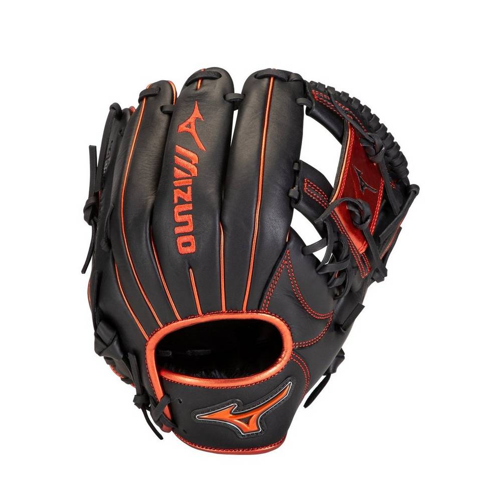 Panske Rukavice Mizuno MVP Prime SE Infield 11.5" Baseball Čierne/Červené Vypredaj TFWL41568